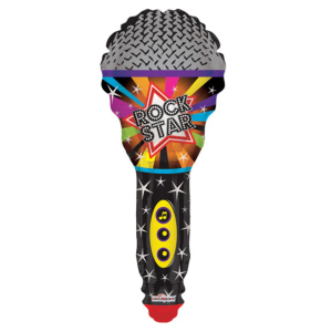 14 Mini Microphone Princess SELF SEALING Air Fill Only Shape Foil Balloon