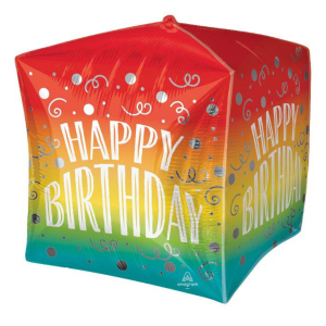 15 pkg Birthday Gradient Swirls cubez