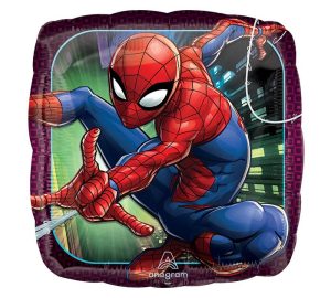 17" pkg Spider-man Animated Square