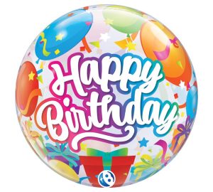 22" pkg Birthday Surprise Bubble Balloon