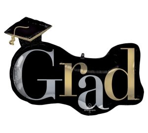 33" pkg Class Dismissed Grad Supershape