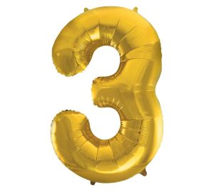 34" pkg Shape Number 3 Gold