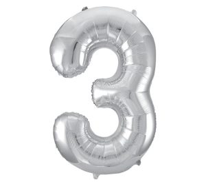 34" pkg Shape Number 3 Silver