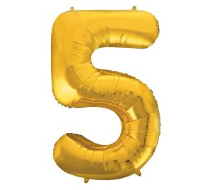 34" pkg Shape Number 5 Gold
