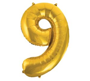34" pkg Shape Number 9 Gold