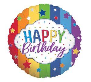 36" pkg HBD vertical stripes stars