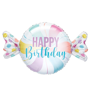 40" pkg Birthday Candy Shape