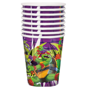 8 Teenage Mutant NInja Turtle Mayhem 9oz Paper Cup