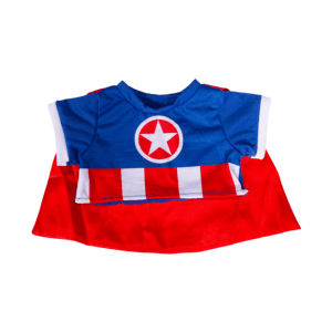 A "Bear" ican Hero Tee w/ cape (16")