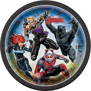 Avengers 7 inch Plate 8ct