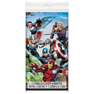 Avengers Rectangular Platic Table Cover 54x84 inch