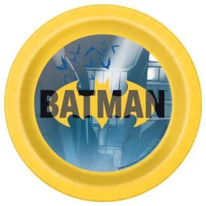 Batman 7 inch Plate 8ct