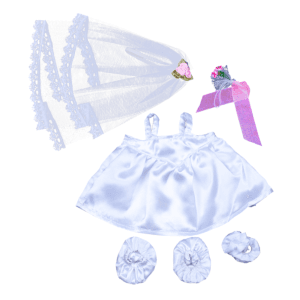 Bride w/Veil and Bouquet (16")