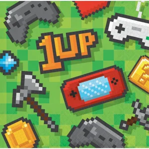 Gaming Party Beverage Napkin 16ct