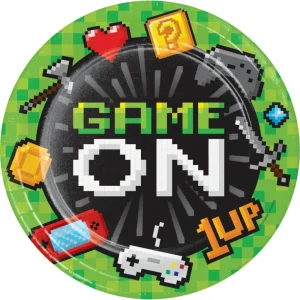 Gaming Party Dinner Plate 8ct