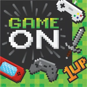 Gaming Party Luncheon Napkin 16ct