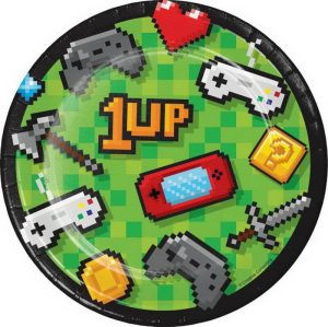 Gaming Party Luncheon Plate 8ct