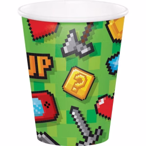 Gaming Party Paper Cup 9oz 8ct