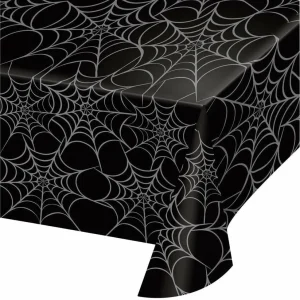 Halloween Webs Plastic Tablecover Webs All Over Print 1ct