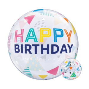 happy birthday bubble balloon