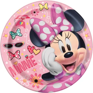 Iconic Minnie Mouse 9 inch Plate 8ct