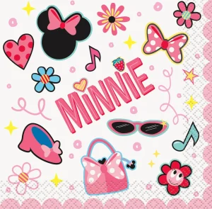 Iconic Minnie Mouse Beverage Napkin 16ct