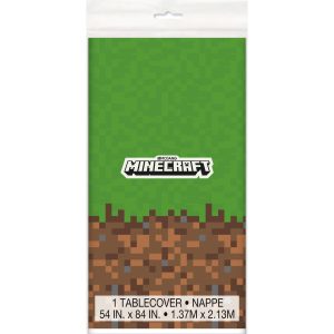 Minecraft Plastic Tablecover 54x84 inch