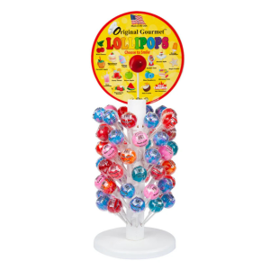 ORIGINAL GOURMET LOLLIPOP COUNTER TREE 1.1OZ 120 PC