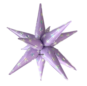 Mingle 32" Purple Sparkle Starburst