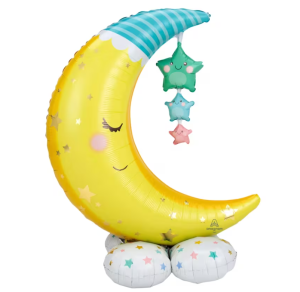 55" pkg Airloonz Baby Moon and Stars