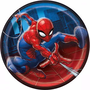 Spiderman 7inch Plate 8ct