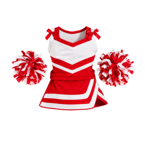 Red and White Cheer Uniform (16")