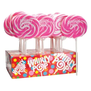 WHIRLY POP STRAWBERRY PINK AND WHITE 1.5OZ