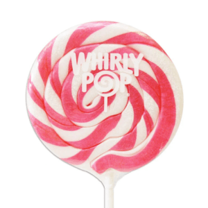 Whirly Pop Strawberry Pink and White 1.5oz