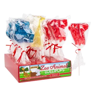Zoo Lollipops Assorted 0.75oz