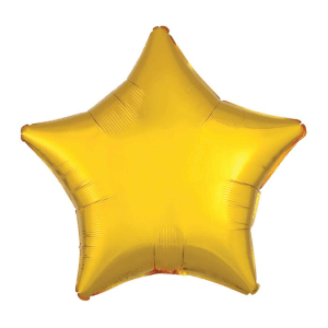 18" Star Foil Balloon - Gold
