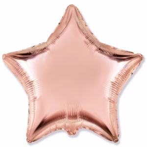 18" Star Foil Balloon - Rose Gold