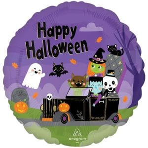 Anagram Halloween Monster Mingle 17in Foil Balloon