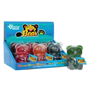 CLEVER CANDY GIANT GUMMY BEAR ASSORTED 12OZ