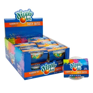 DIPPIN' DOTS TAFFY BITES RAINBOW ICE 2.1OZ