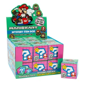Nintendo Mario Kart Mystery Item Racing Cup Candy Tin 0.7oz Box