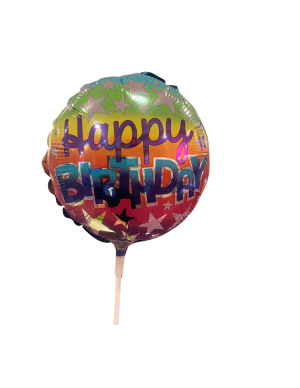 9" Pre-Inflated HBD Ombre Rainbow