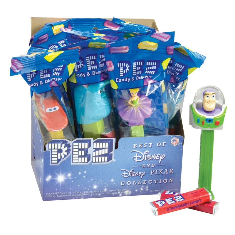 PEZ BEST OF DISNEY PIXAR ASSORTMENT BLISTER PACK 0.87OZ