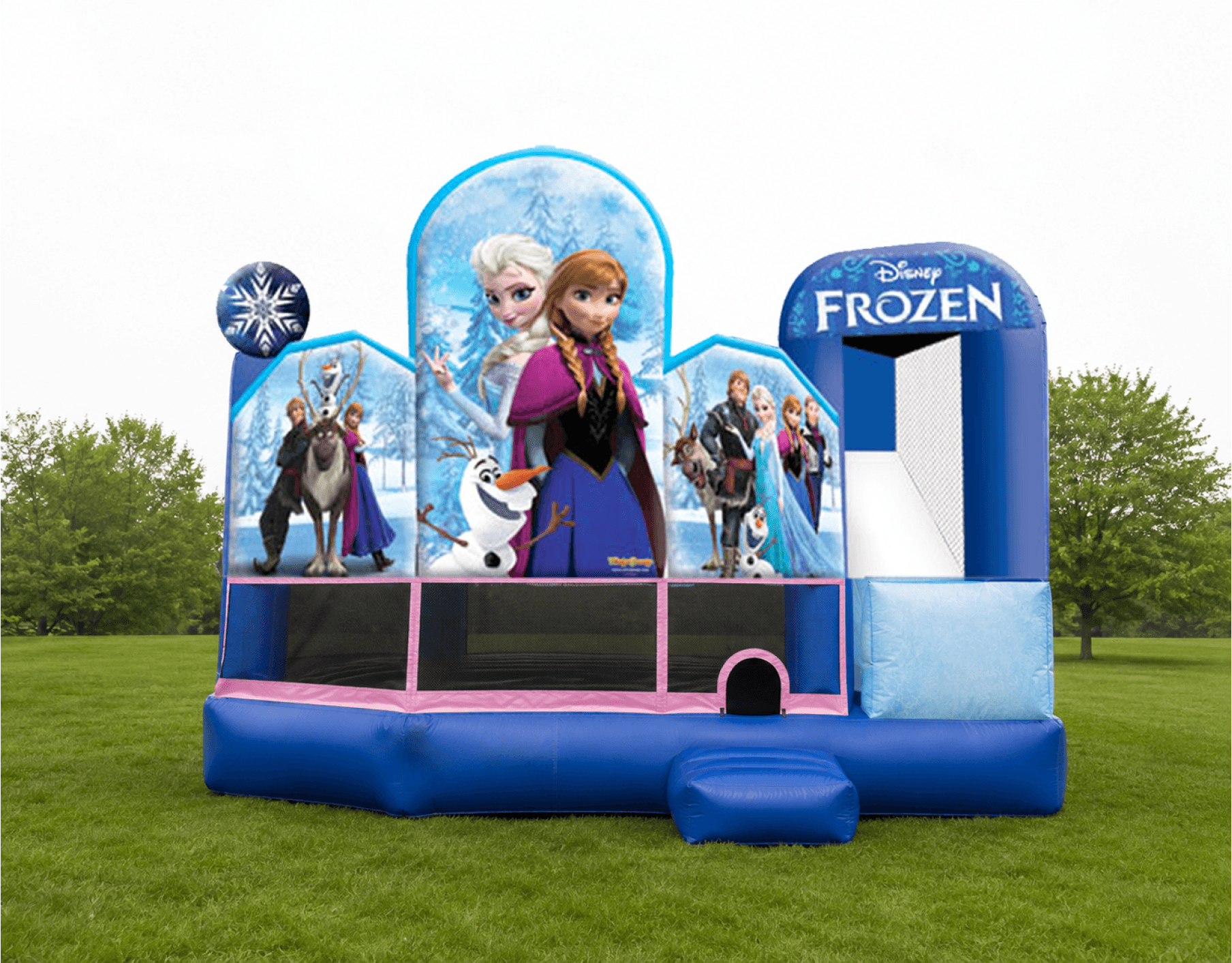 frozen bounce house