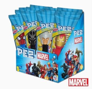 Marvel PEZ Dispenser with Candy
