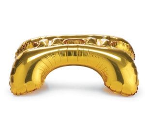 gold balloon base