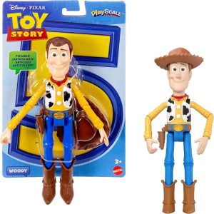 Mattel Disney and Pixar Toy Story 5 Woody Action Figure – 7"